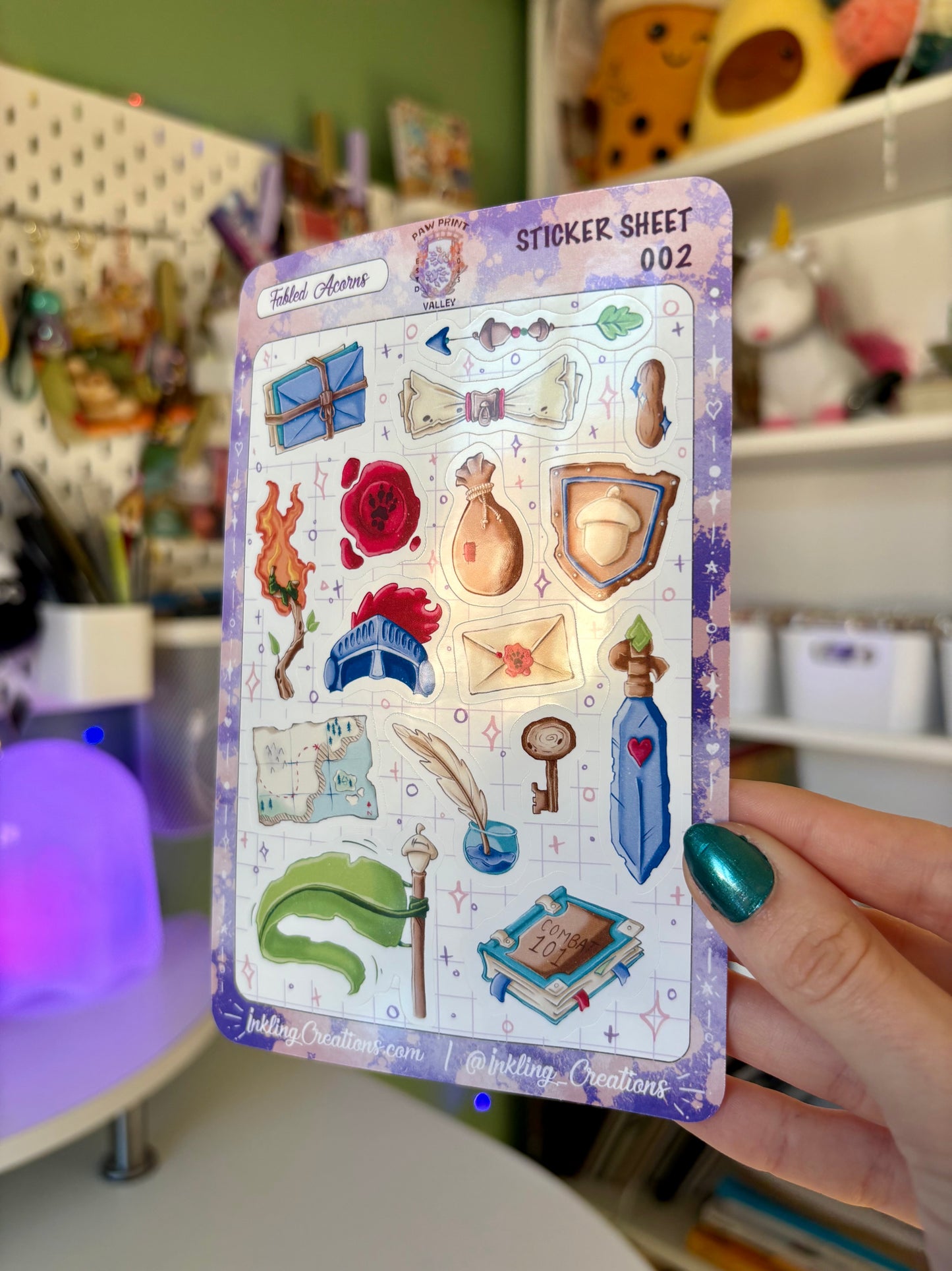 002 Fabled Acorns Sticker Sheet | Bring the Magic of Freya Acornhart to Your Everyday ✨🌰