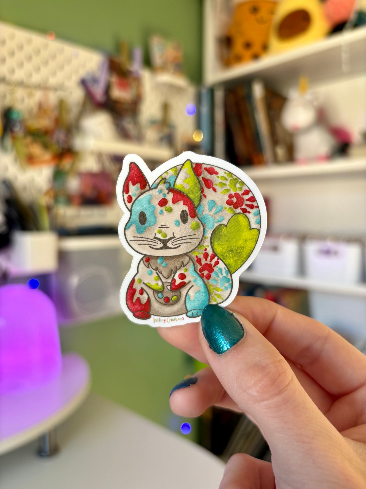 Flick the Creativity Squirrel Sticker | Spark Your Imagination! 🎨✨