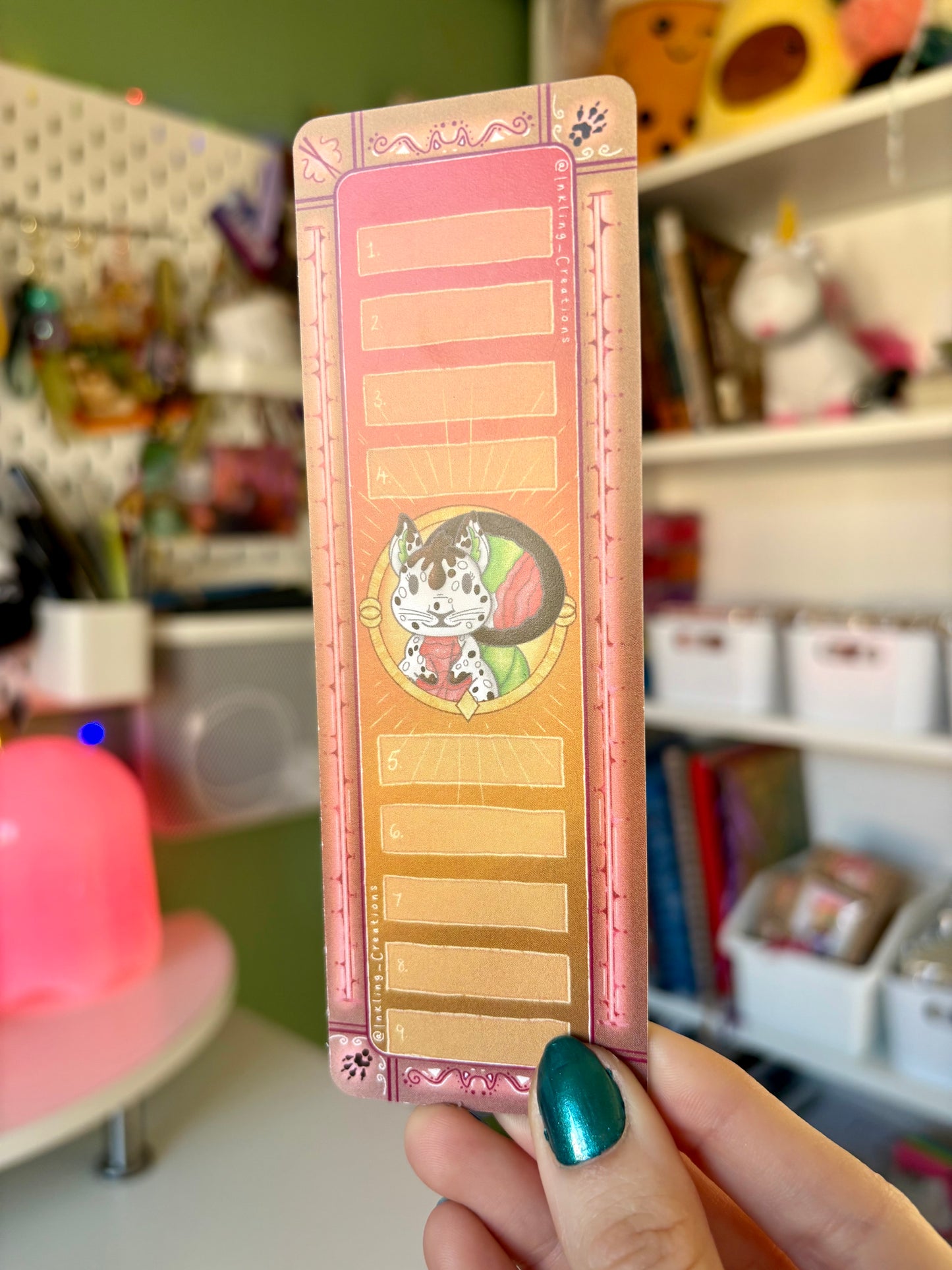 Nori the Sushi Squirrel Bookmark | A Tasty Treat for Book Lovers 🍣📚