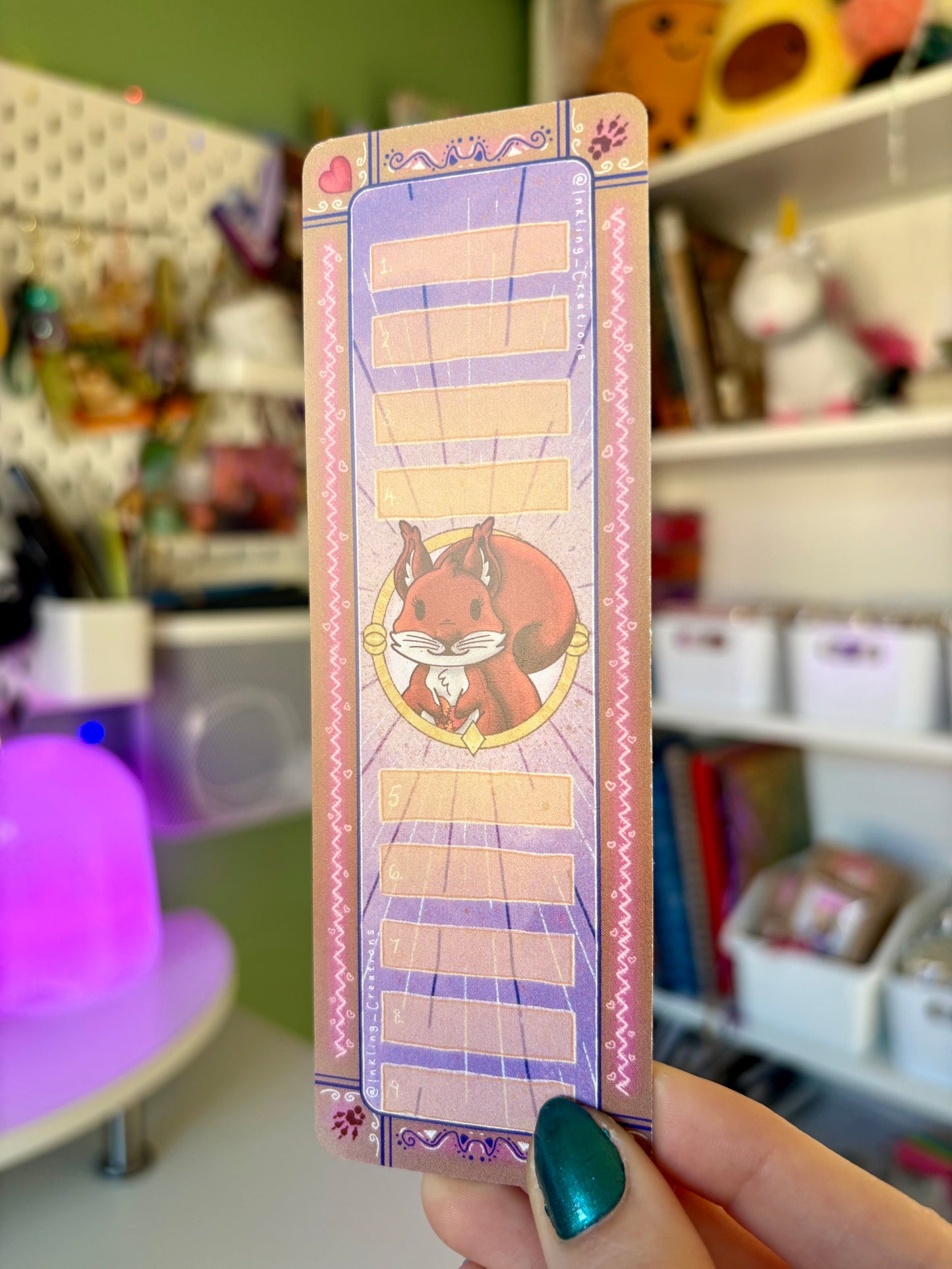 Tessa the Squirrel Bookmark | A Heartfelt Companion for Your Reading Moments 💘🐿️📖