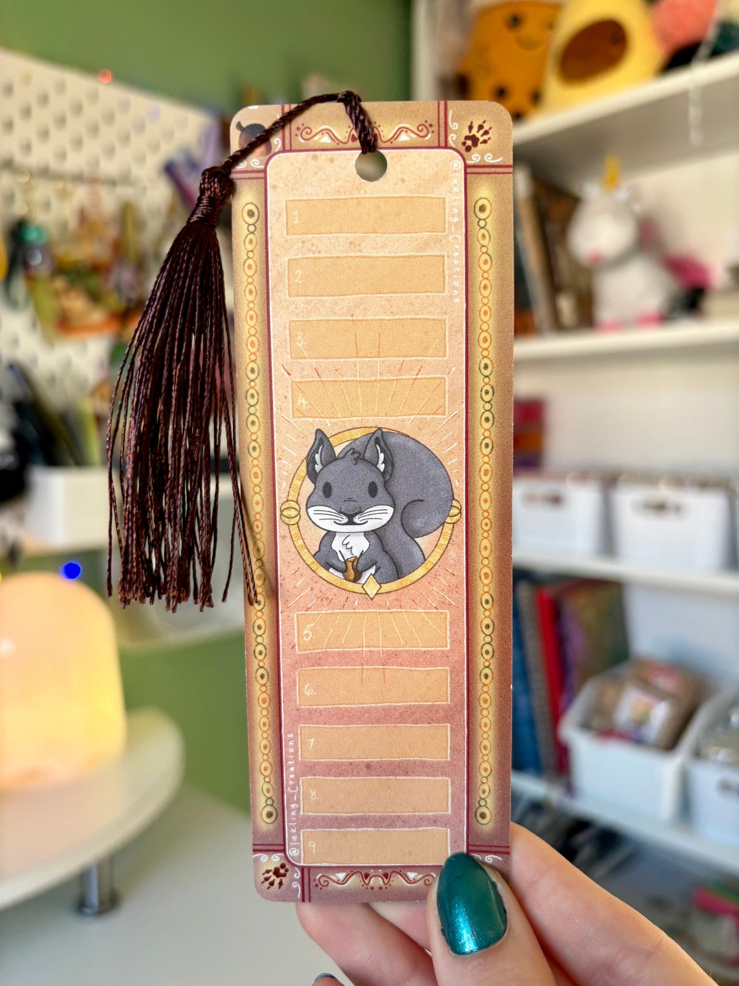 Larry the Squirrel Bookmark | A Cozy Companion for Your Reading Adventures 📖🐿️